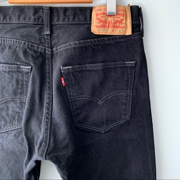 Levi's Denim - Levi’s 501 Black Denim Jean Black
